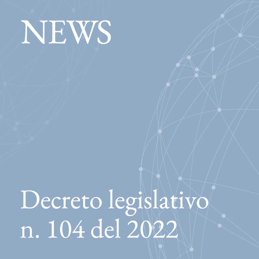 Decreto Legislativo n. 104 - MMBA